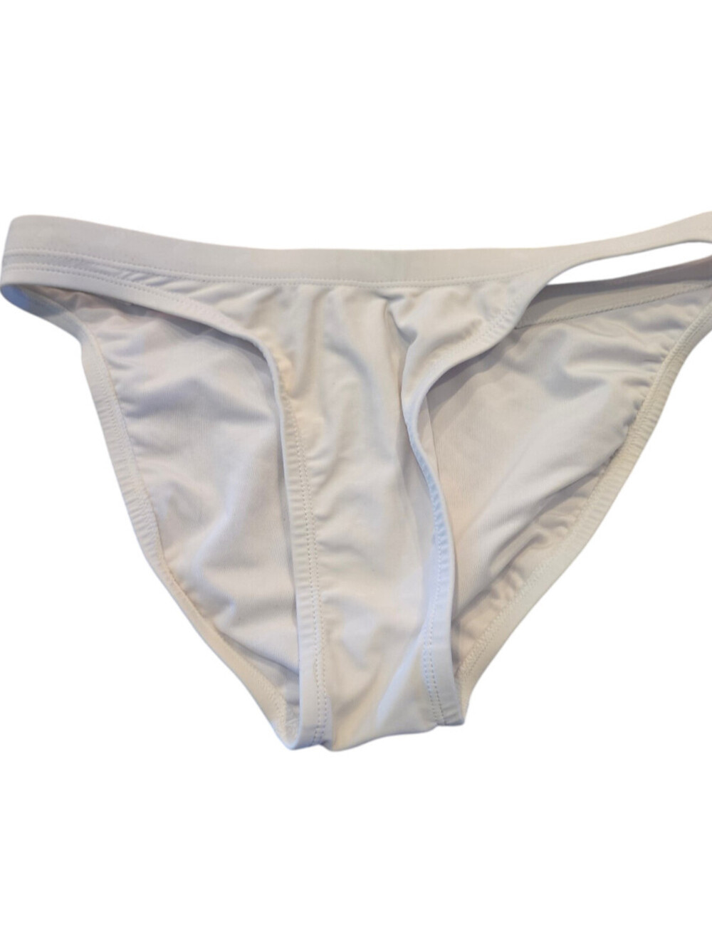 Nike Swim Womens Sz M Bikini Swimsuit Bottom Solid White
